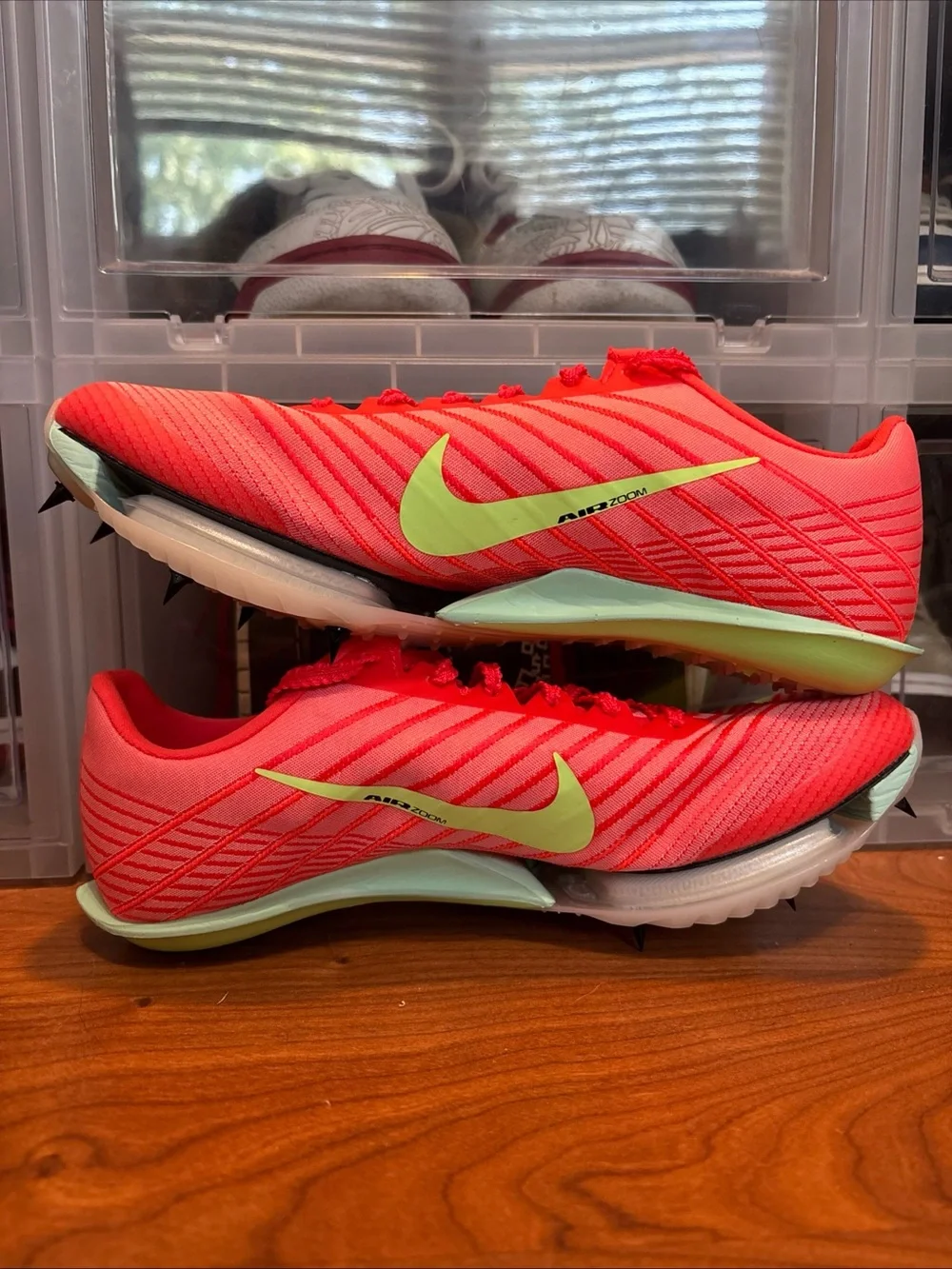 Nike Air Zoom Maxfly 2 Crimson Lime FD8395-600 Track Spikes Men’s Sz 6.5 NWOB